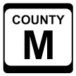 County Trunk Hwy M Sign